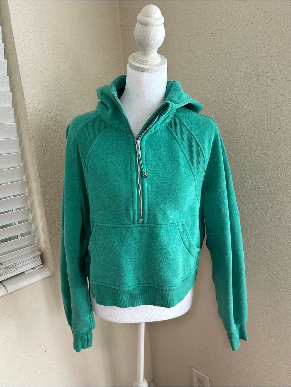 lululemon athletica ๐ Scuba Oversized Half zip hoodie - Heathered Maldives Green - Picture 2 of 7